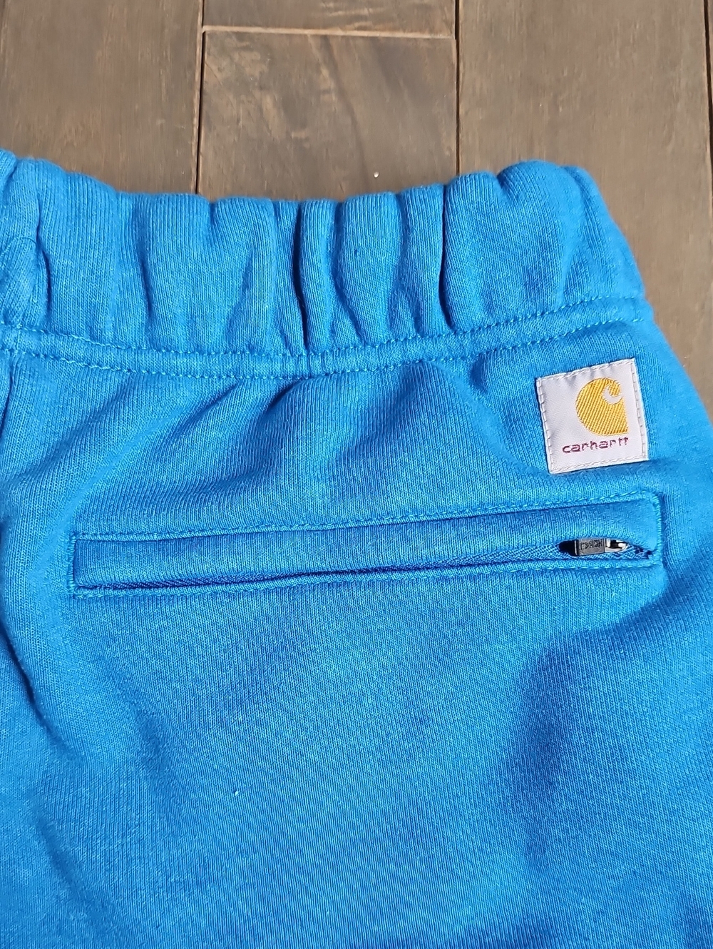 Men's Carhartt Relaxed Fit Midweight Fleece Shorts, Small, Blue - Picture 4 of 9